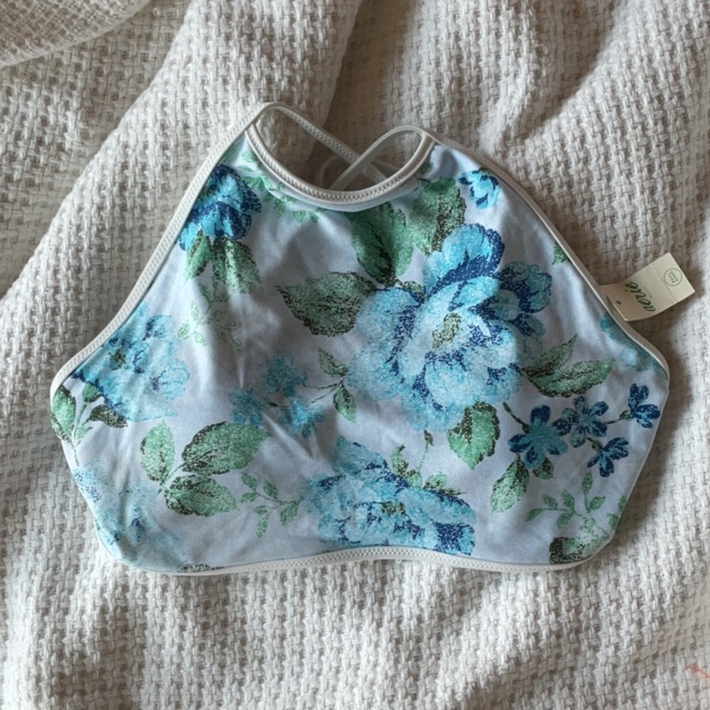 NWT aerie floral halter Swim Top
